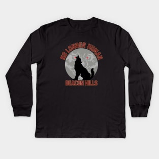 werewolf no longer human design Kids Long Sleeve T-Shirt